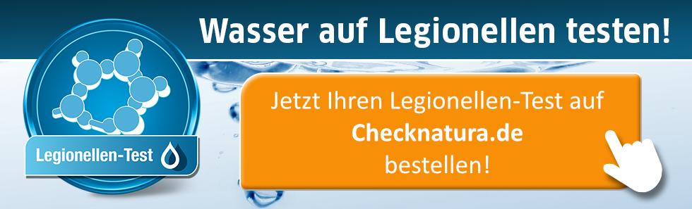 Bestellen Sie jetzt Ihren Legionellen Test auf Checknatura.de