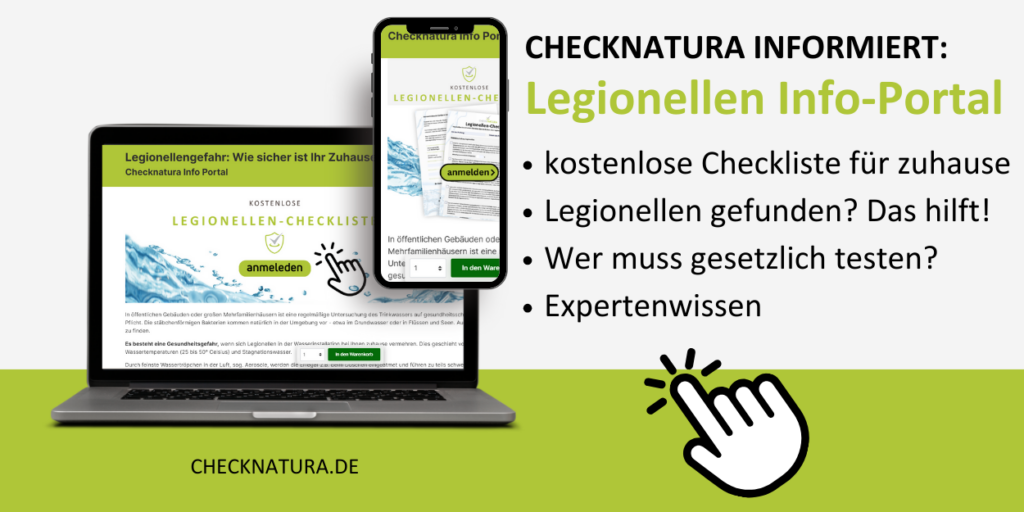 Legionellen-Portal auf Checknatura.de